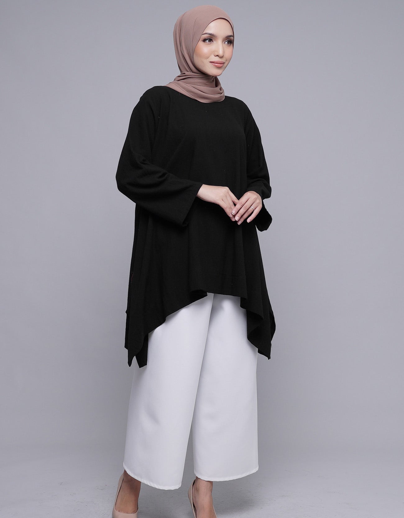 Lily Blouse Cotton Loose Ironless