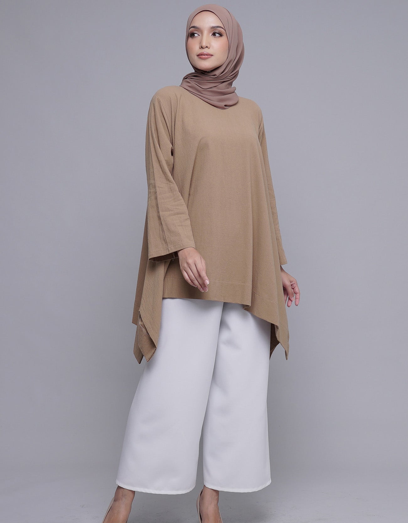 Lily Blouse Cotton Loose Ironless