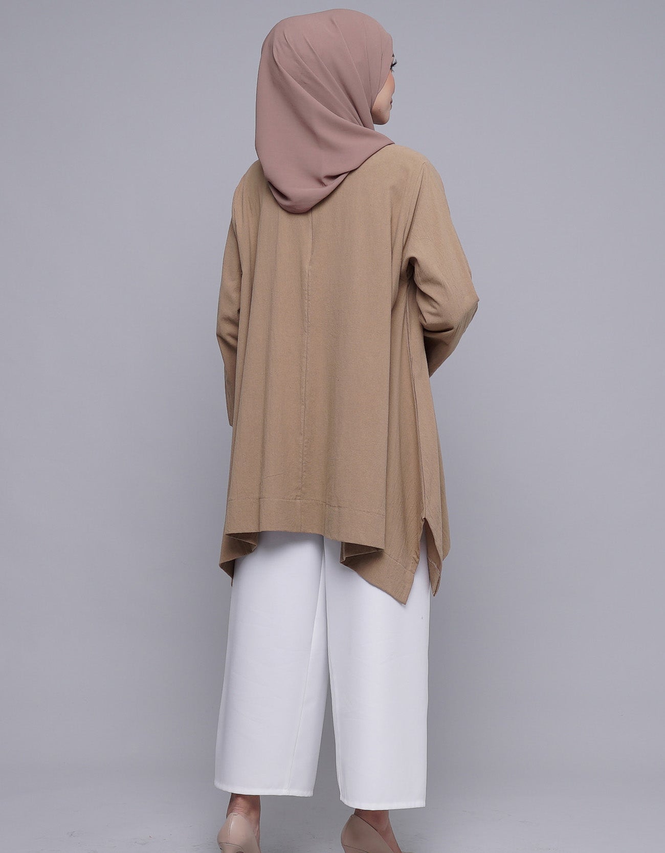 Lily Blouse Cotton Loose Ironless