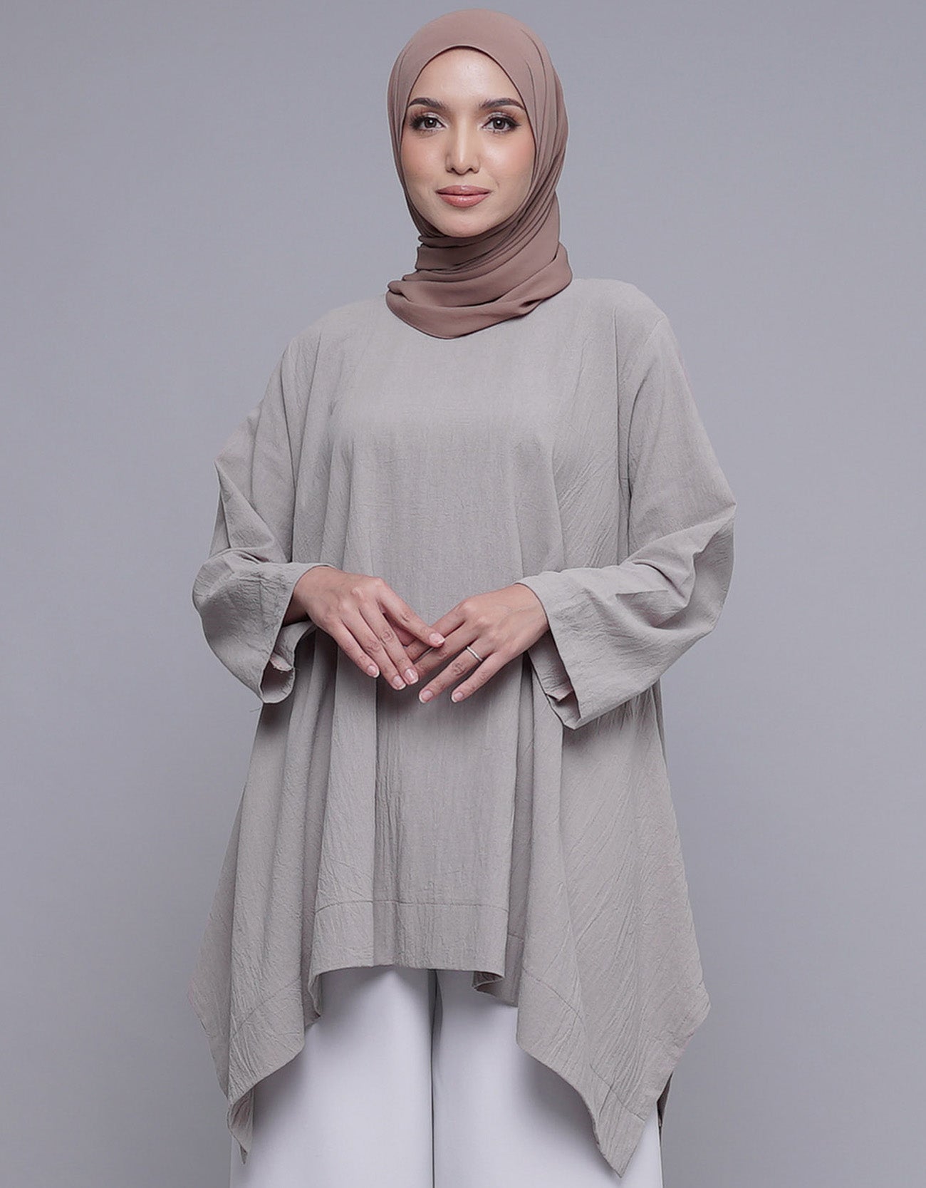 Lily Blouse Cotton Loose Ironless