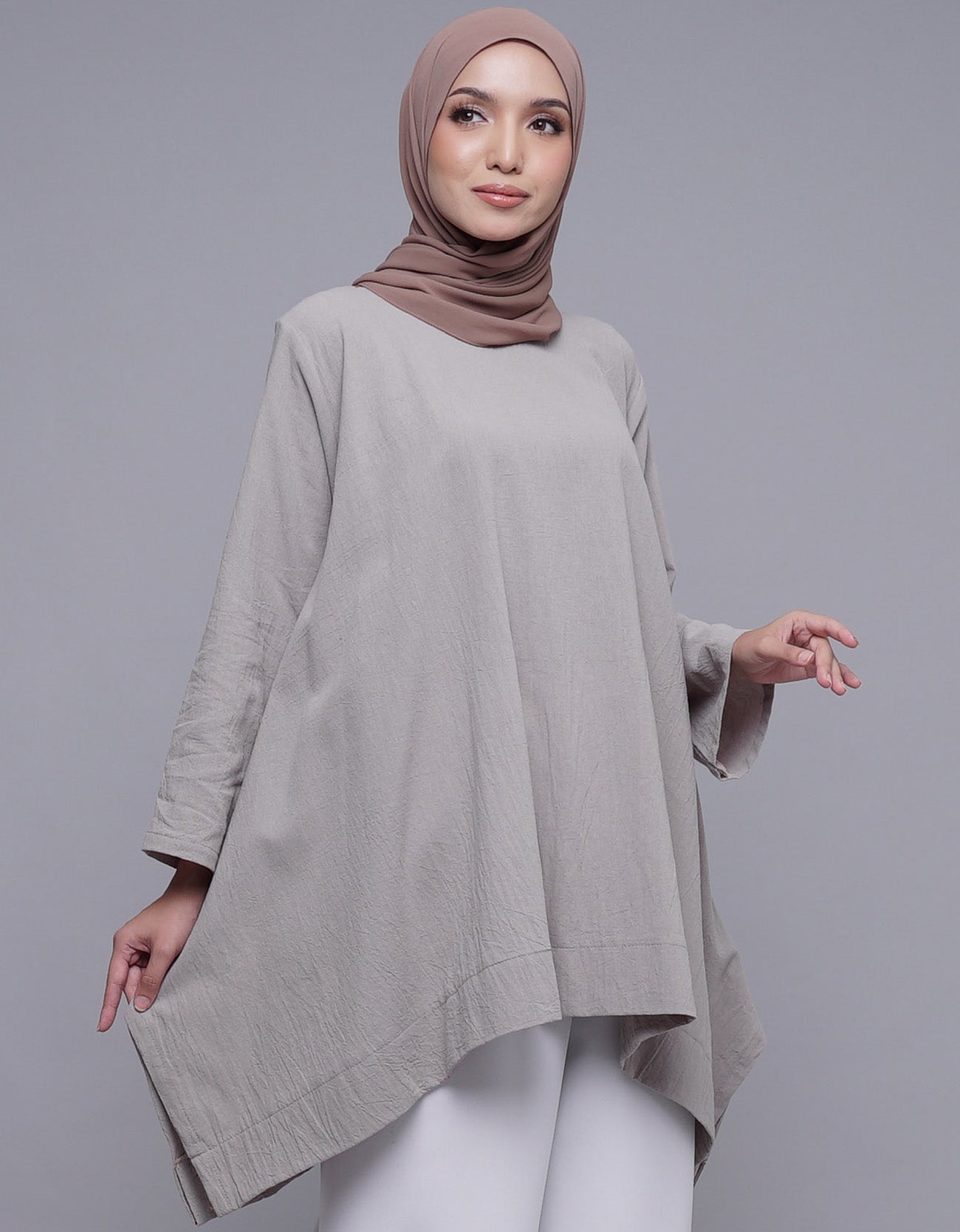 Lily Blouse Cotton Loose Ironless