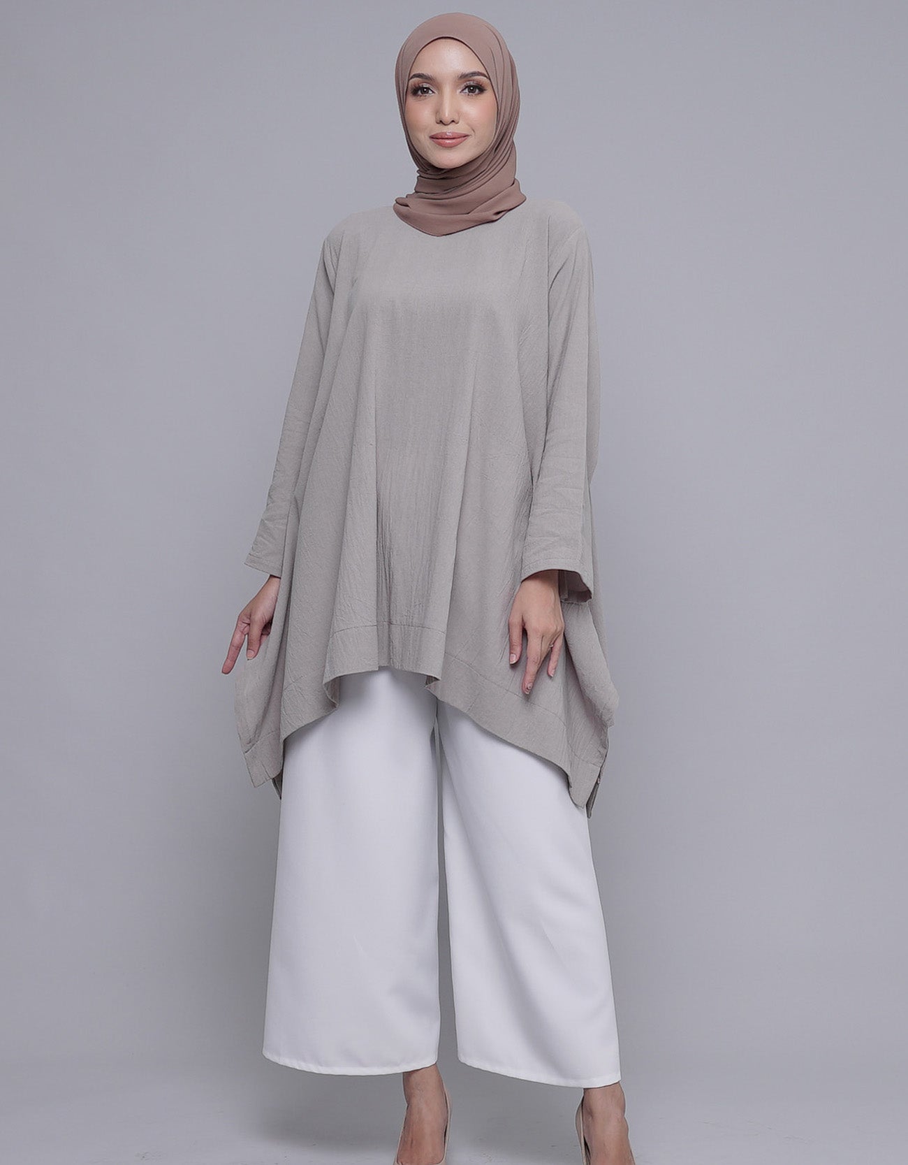 Lily Blouse Cotton Loose Ironless