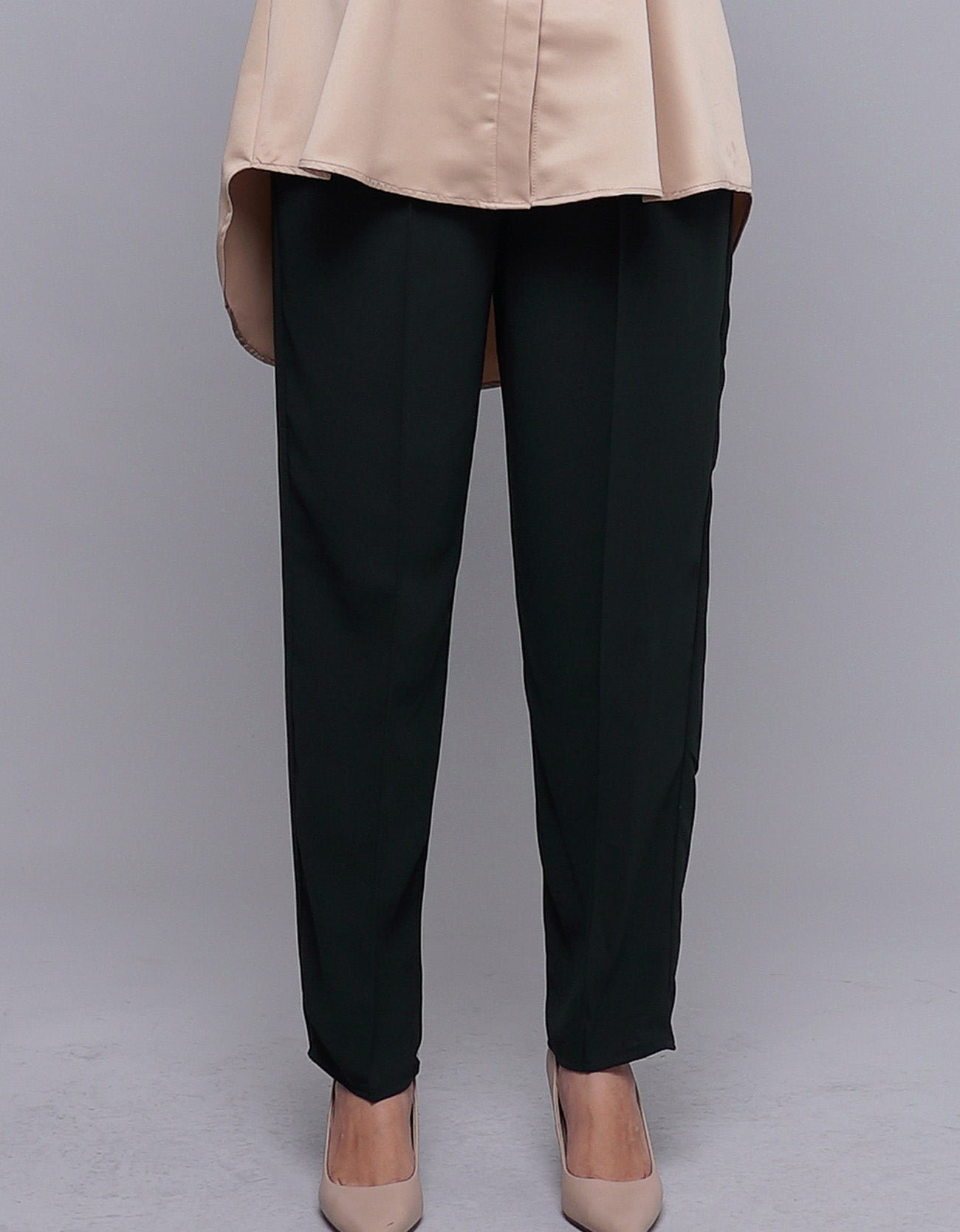 Fiska Pants High Waisted Tapered Pants