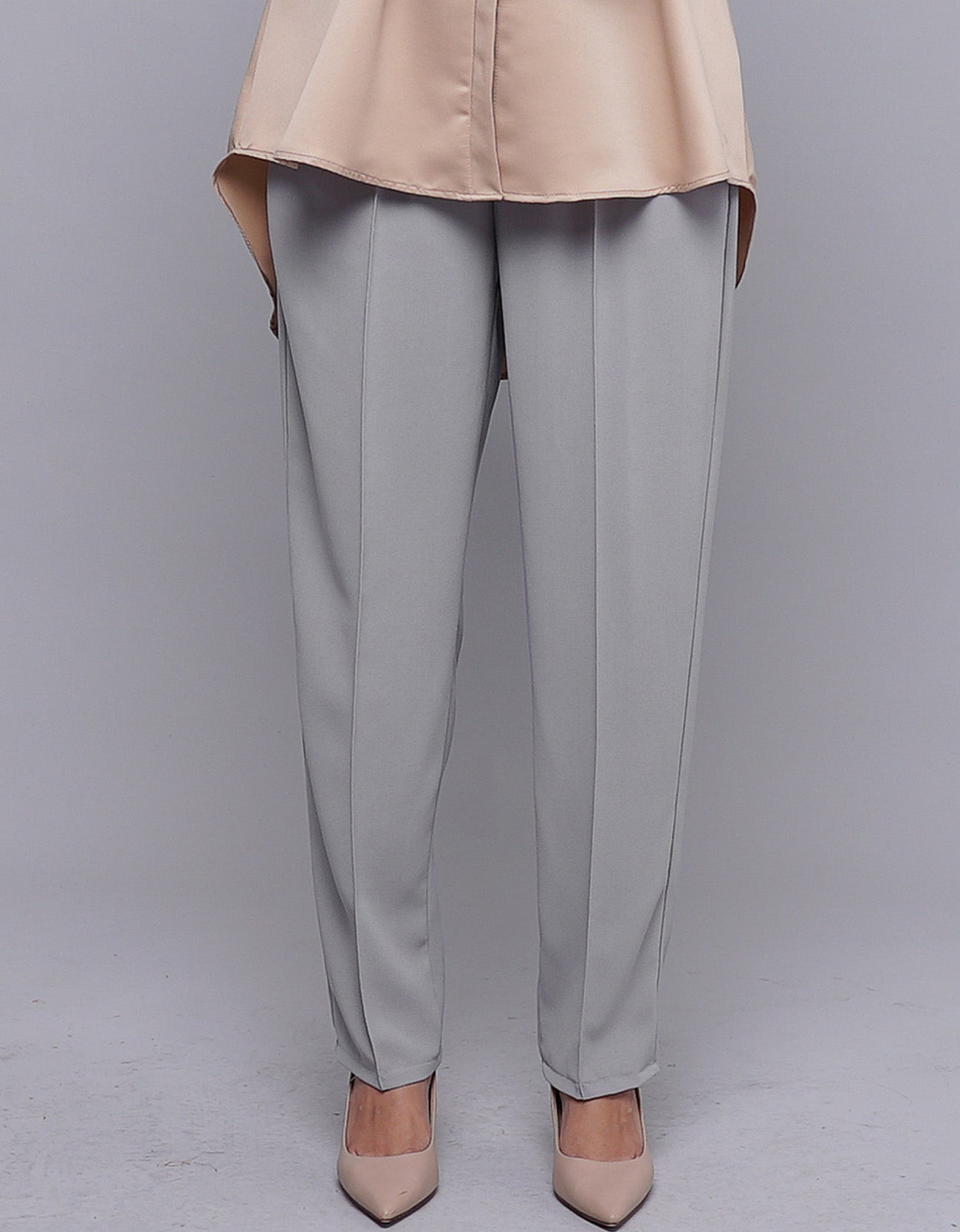 Fiska Pants High Waisted Tapered Pants