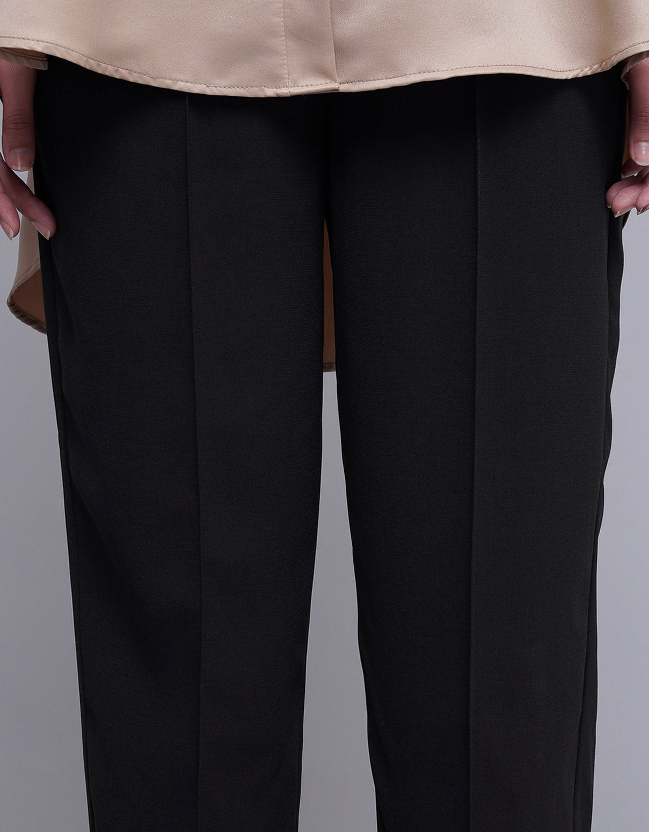 Fiska Pants High Waisted Tapered Pants