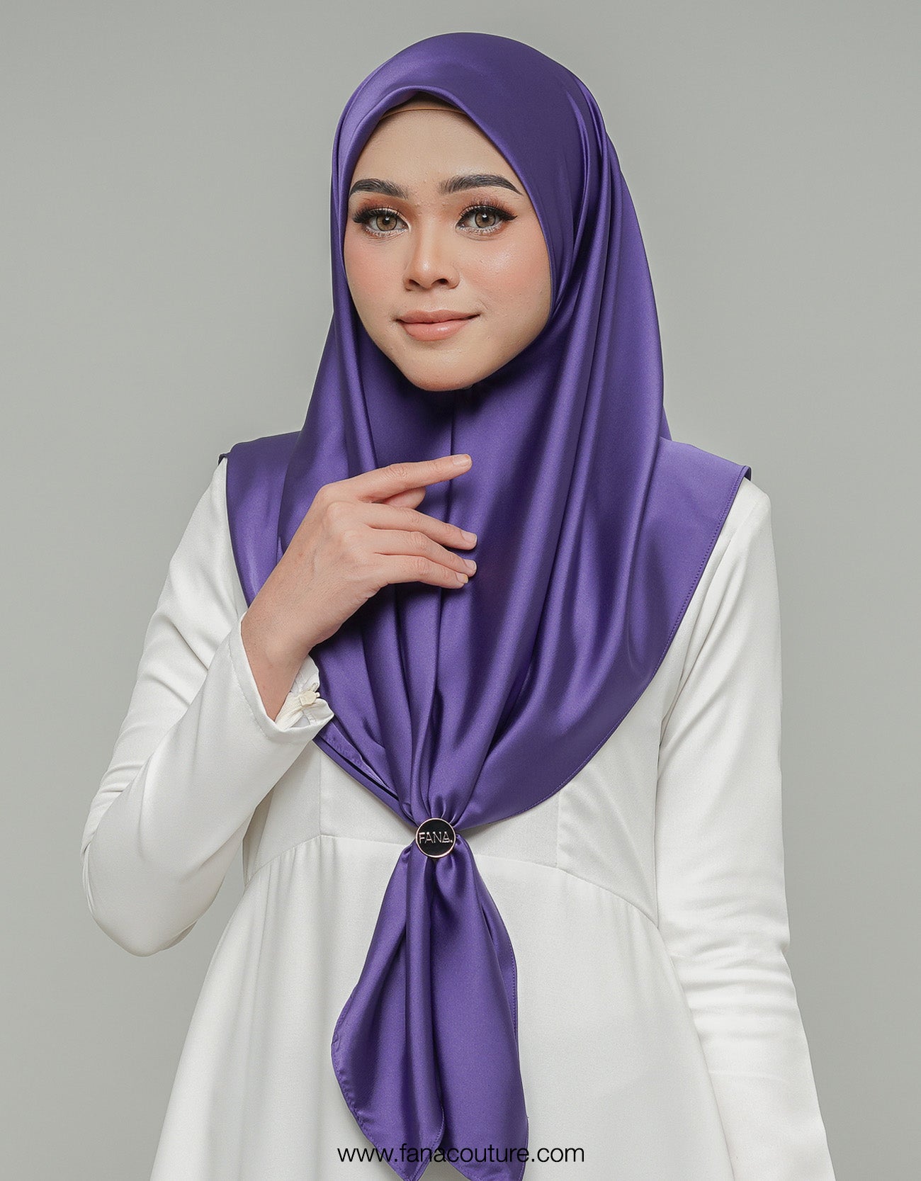 Haayu Bawal Satin - 03 Purple