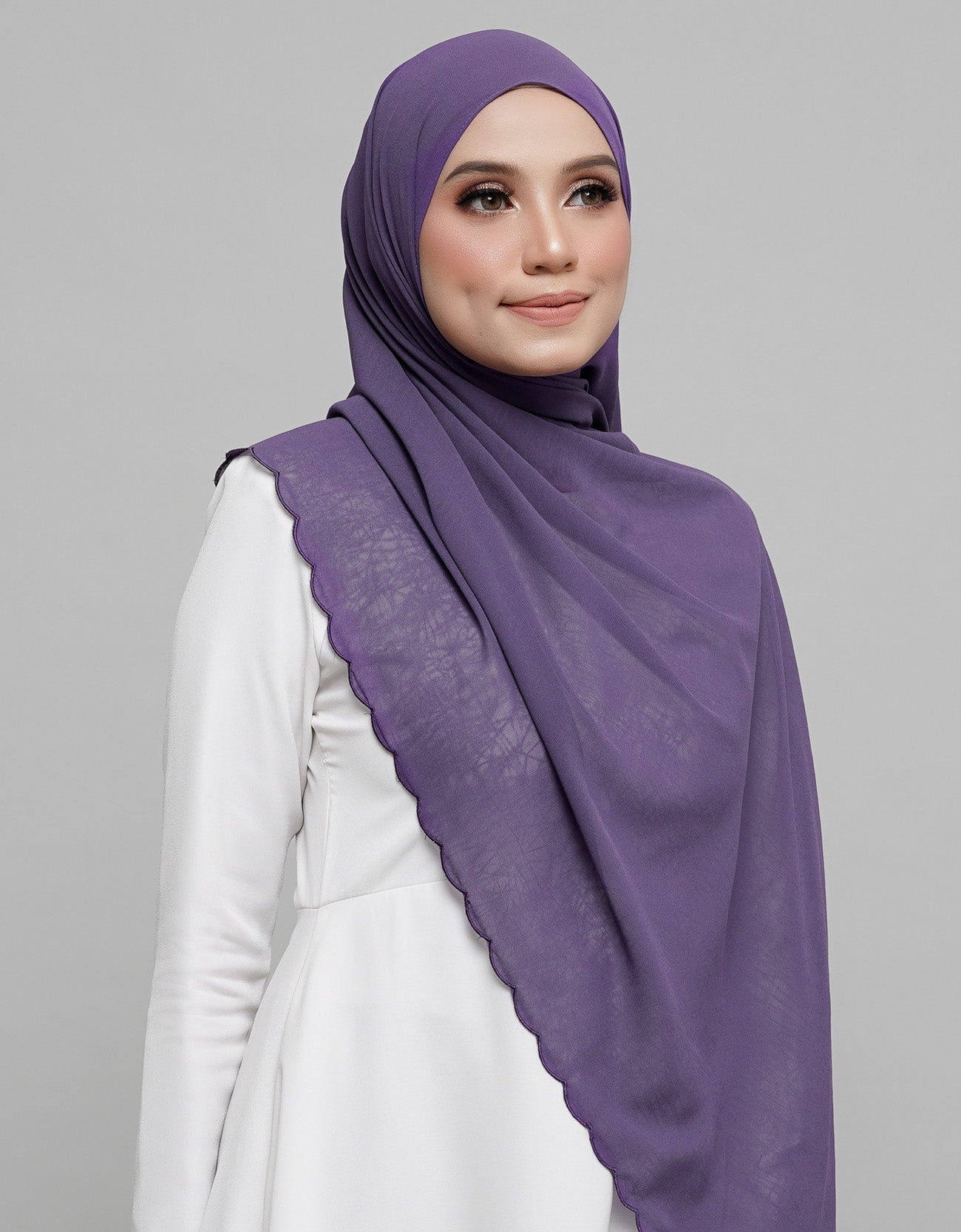 Helen Shawl Sulam - 01 Brinjal