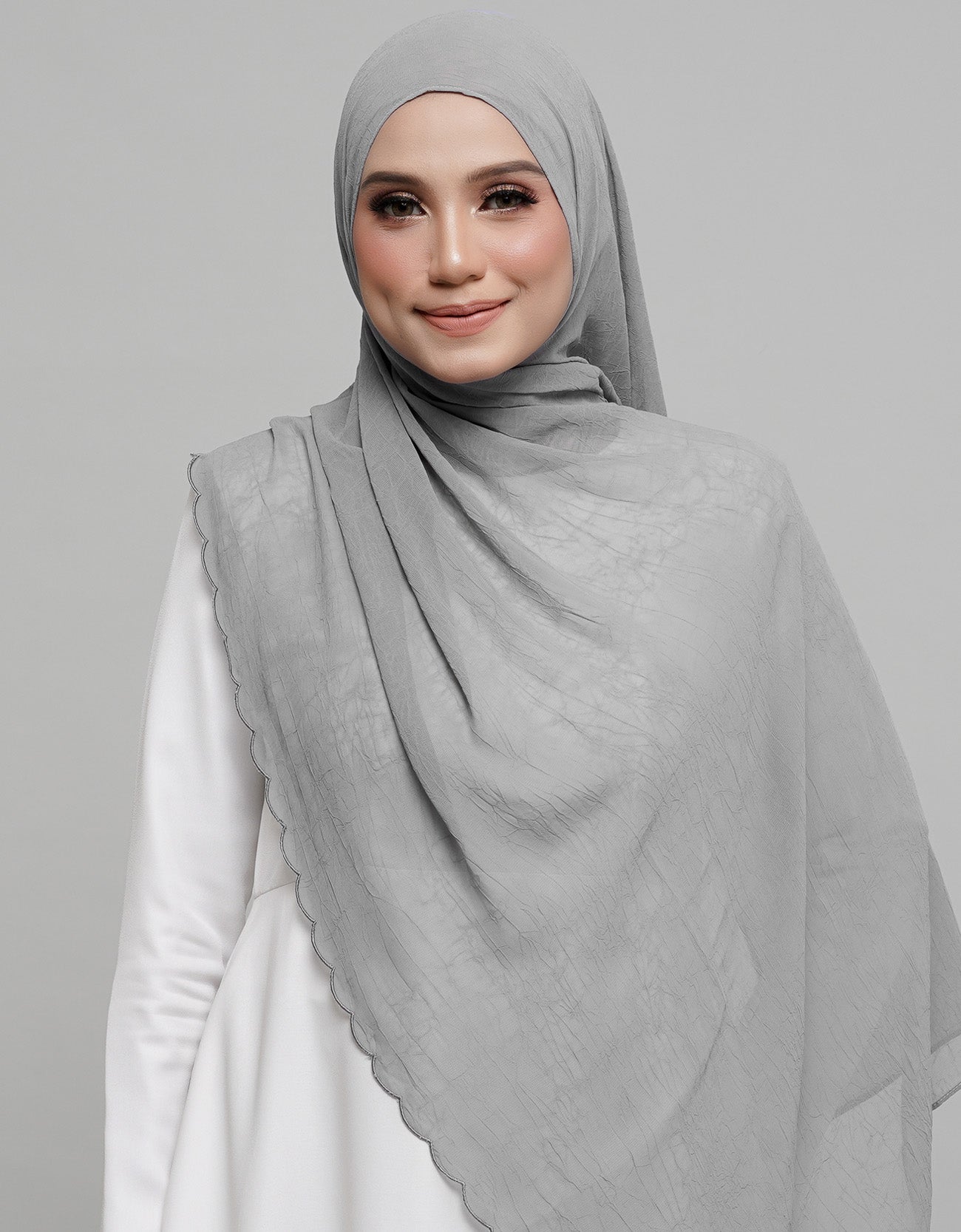 Helen Shawl Sulam - 14 Grey Salt