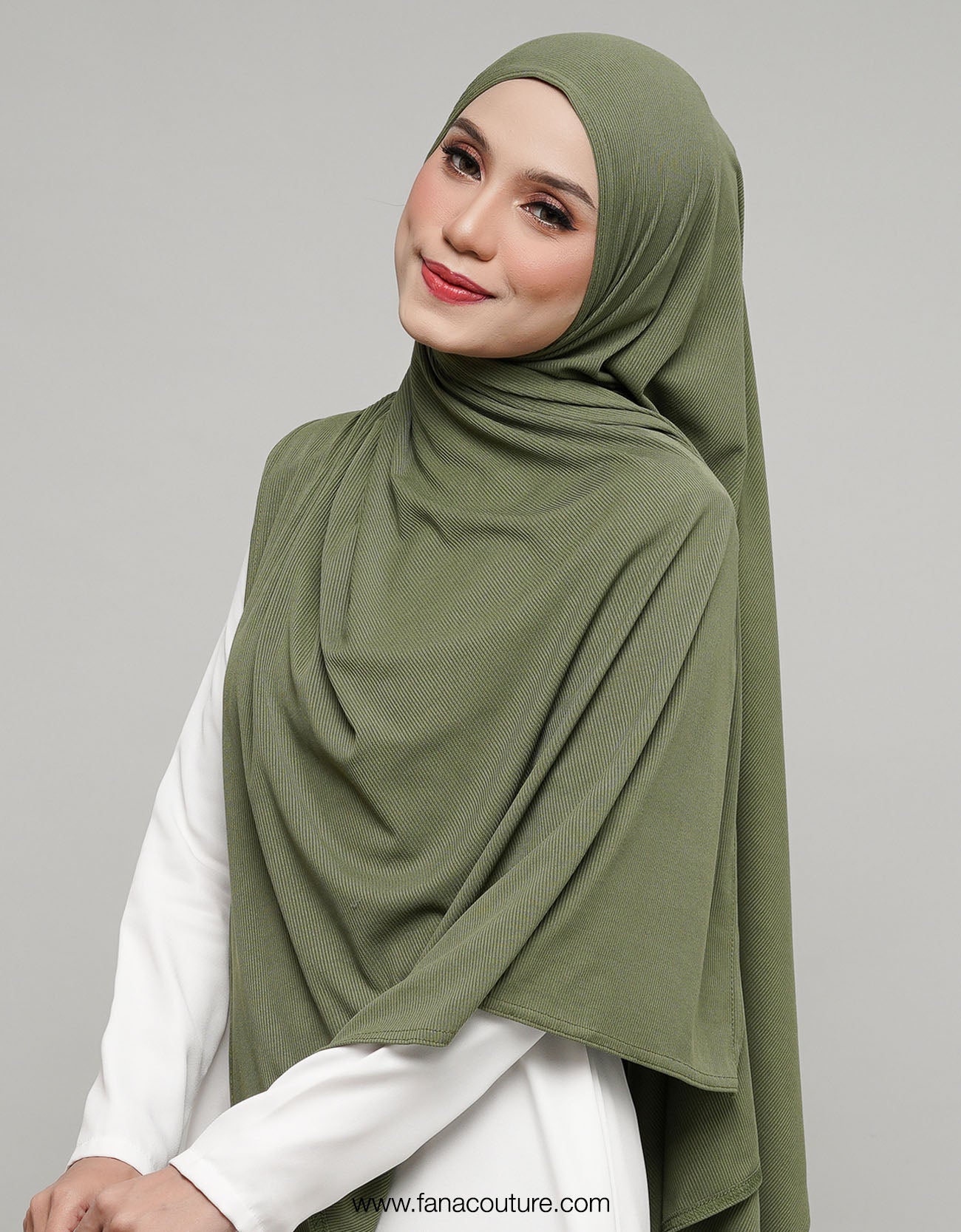 Lisa Shawl Plain - 05 Olive