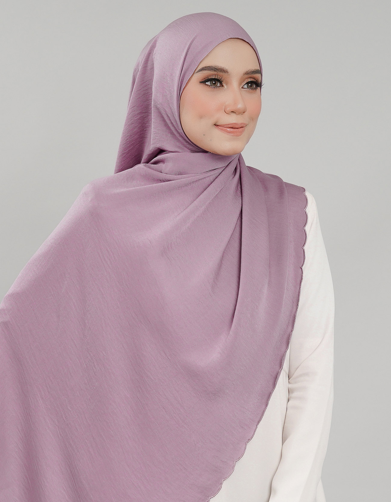 Akasia Shawl Sulam - 01 Amethyst