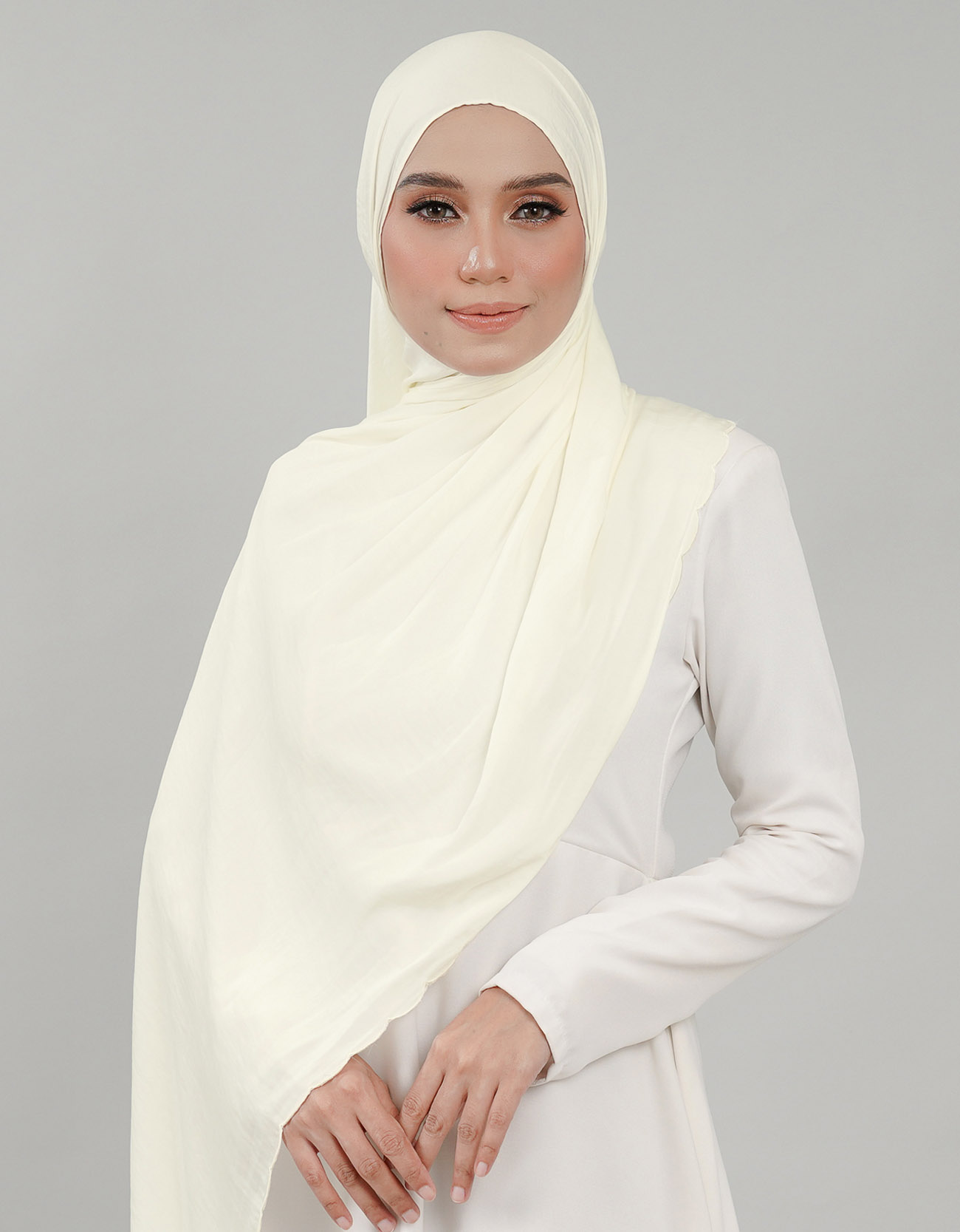 Akasia Shawl Sulam - 05 Ivory