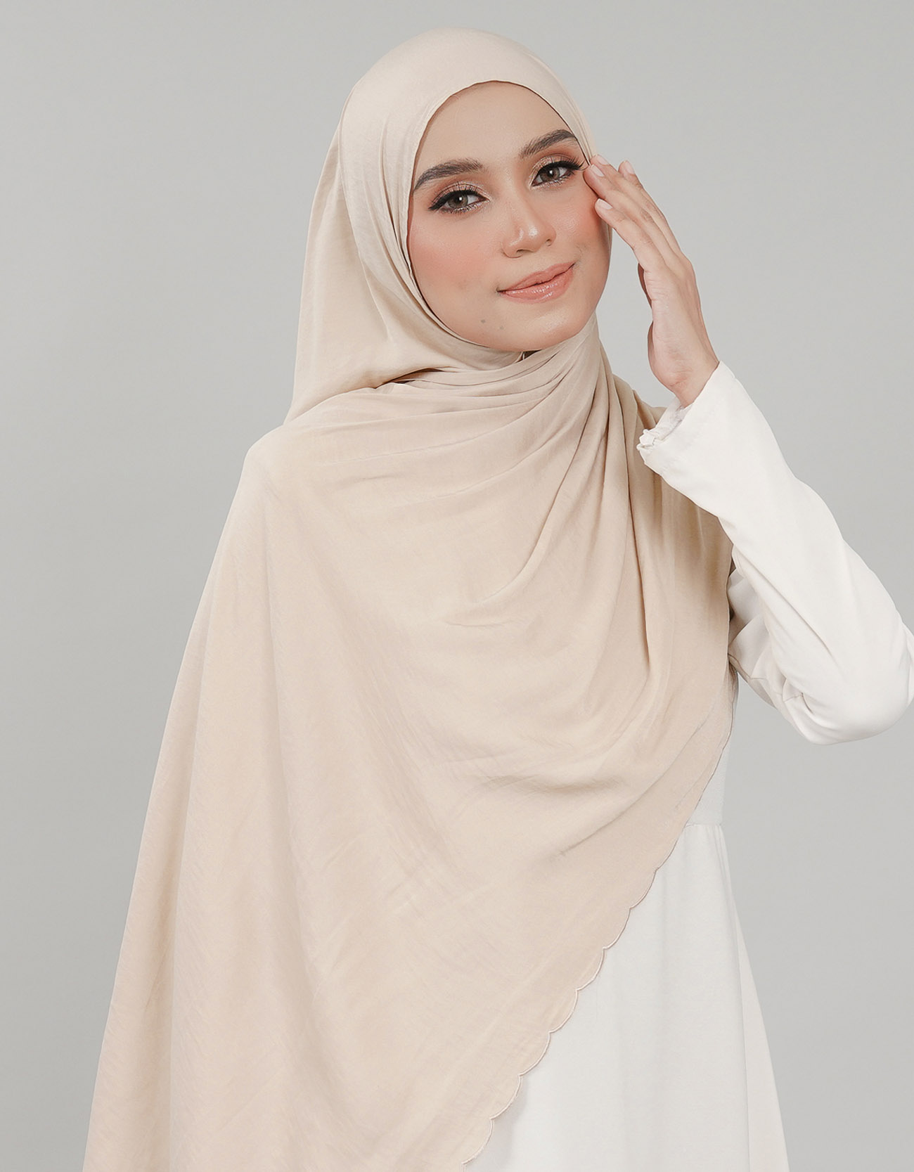 Akasia Shawl Sulam - 11 Wheat