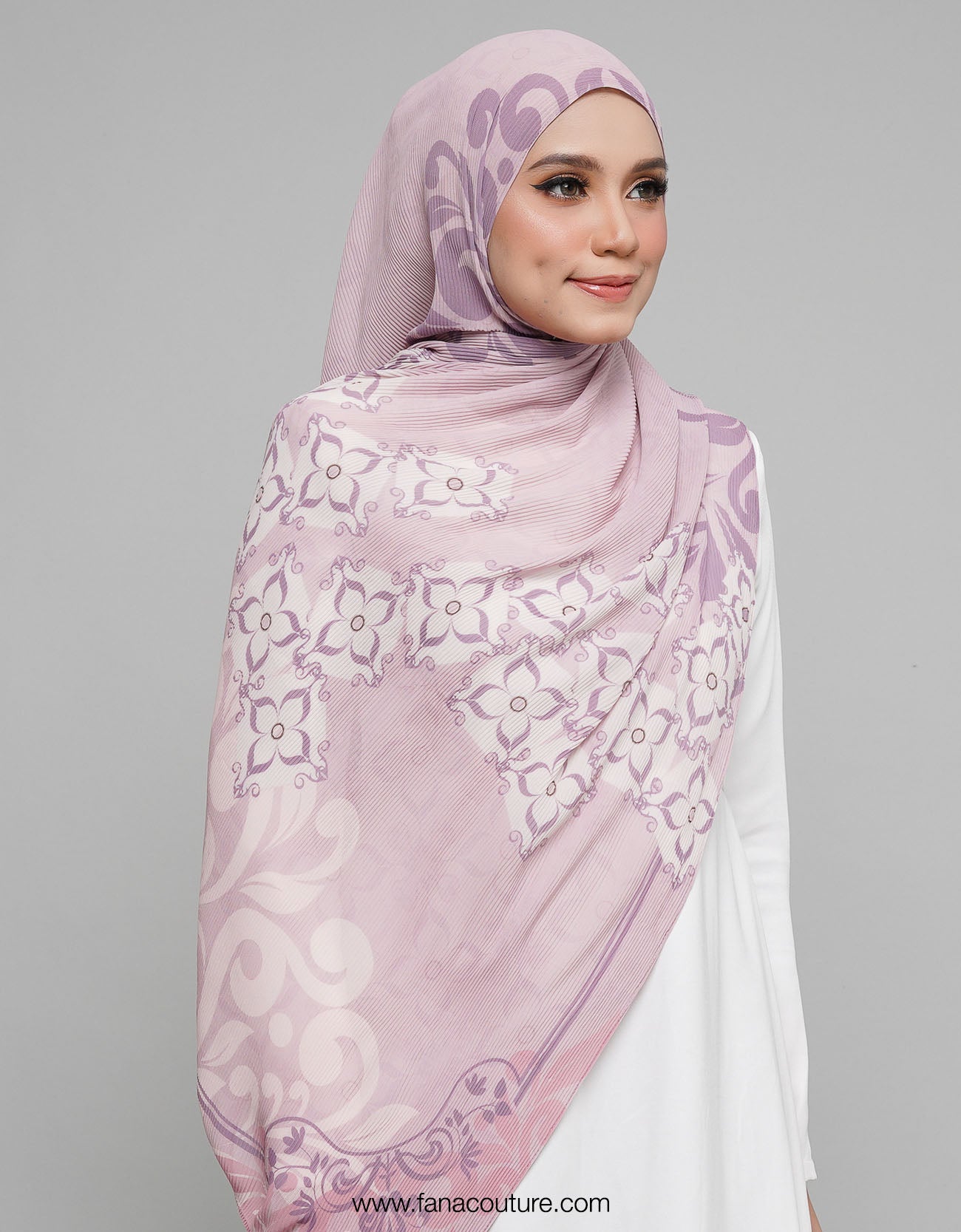 Dayang Pleated Shawl - 07 Rawene