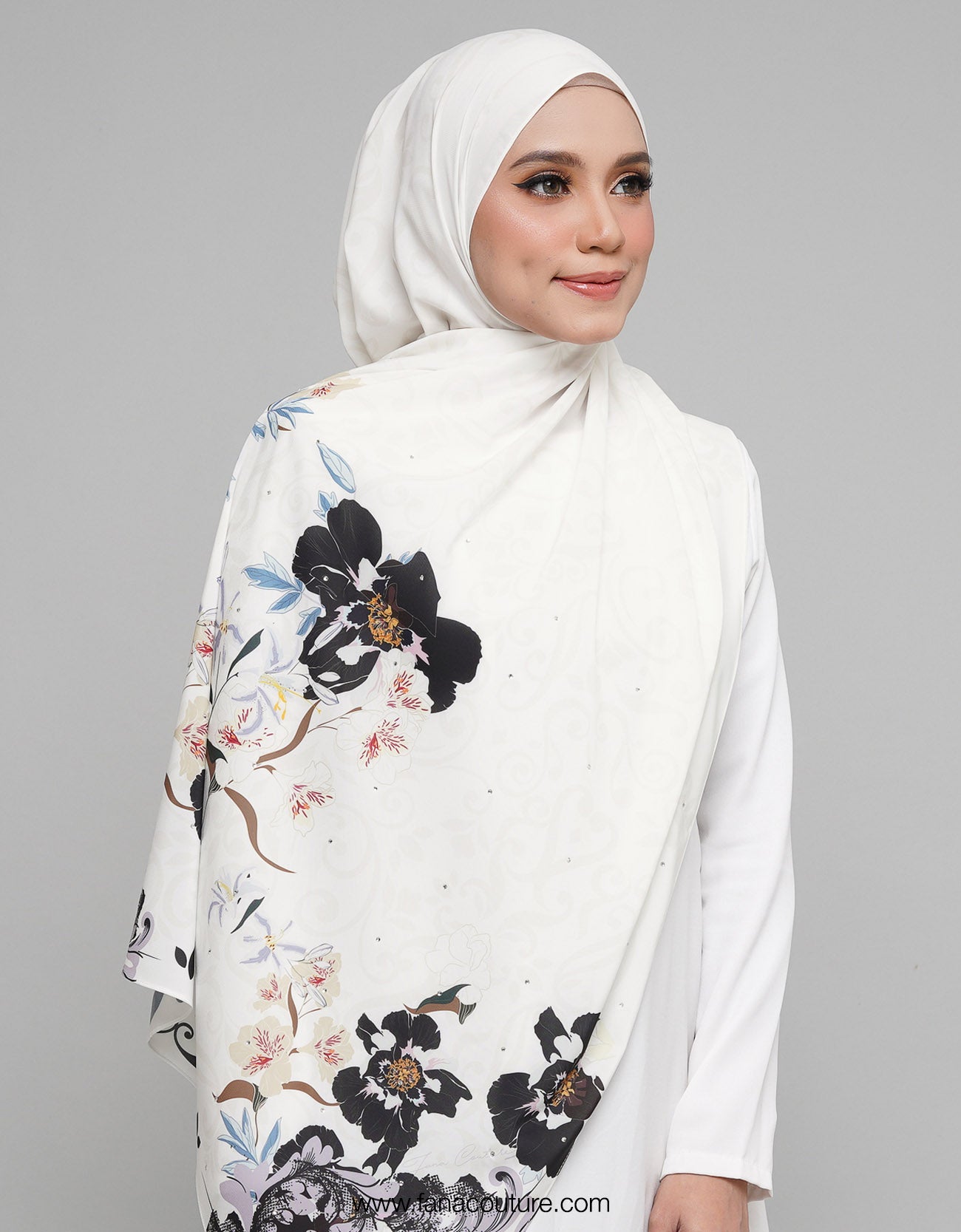 Ratu Shawl Premium - 05 Scabiosa