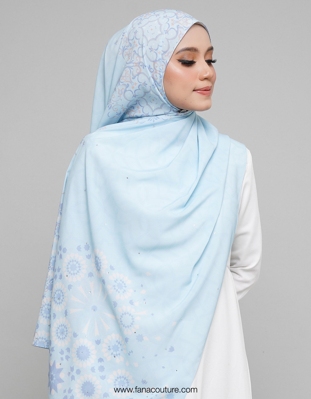 Ratu Shawl Premium - 09 Periwinkle