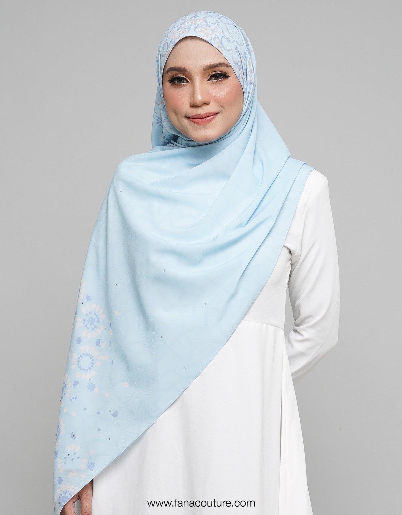 Ratu Shawl Premium - 09 Periwinkle