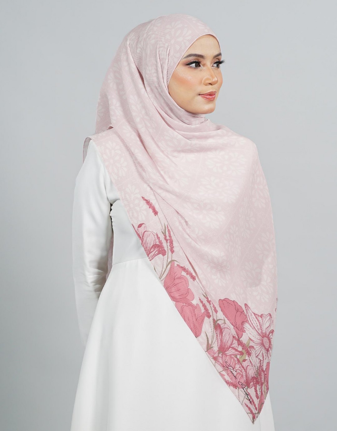 Saqira Pleated Shawl - 07 Osaka
