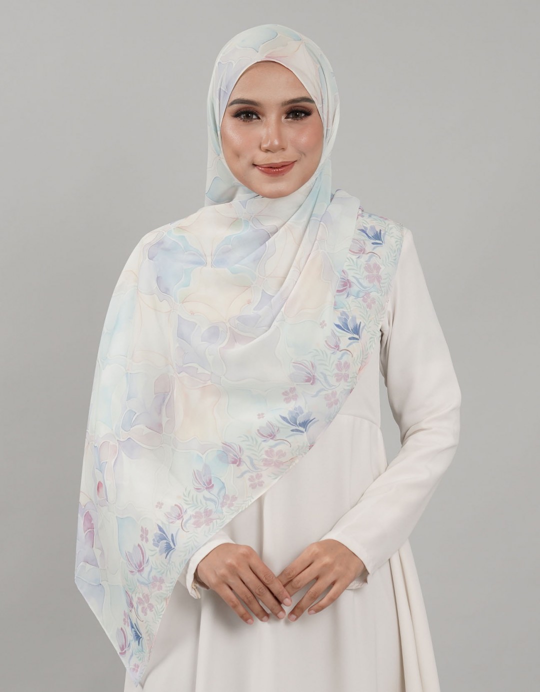 Sutra Shawl Printed - 04 Tulip