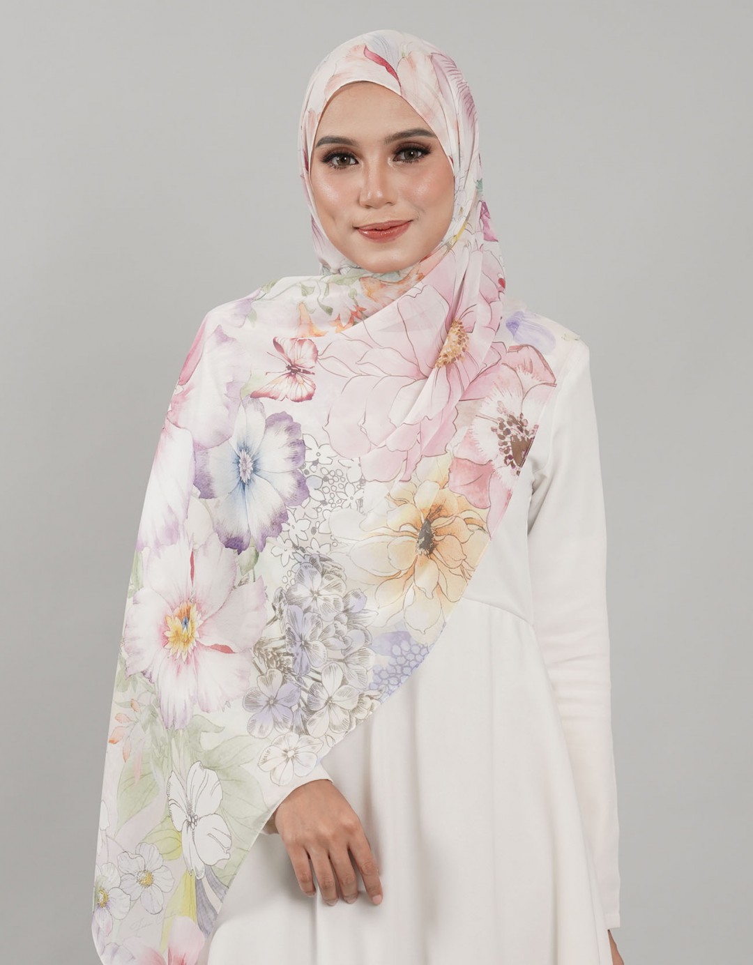 Sutra Shawl Printed - 09 Asoka