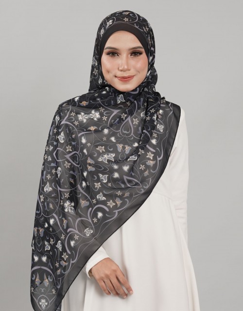 Sutra Shawl Printed - 13 Rafflesia