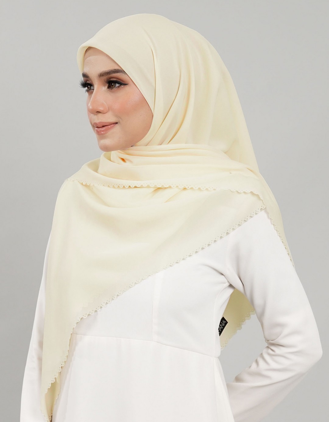 Feena Bawal Plain - 04 Soft Yellow