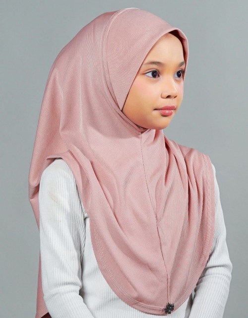 Eshal Plain Kids - 04 Dusty Pink