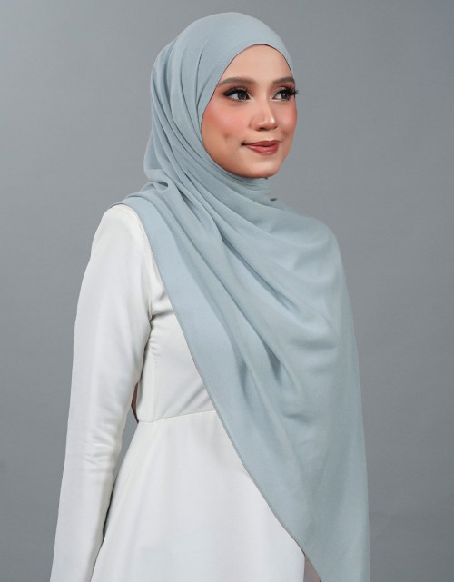 Neya Shawl Plain - 04 Baby Blue