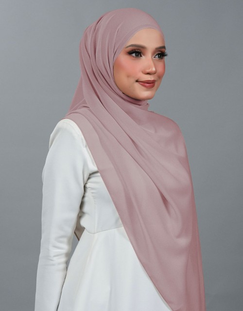 Neya Shawl Plain - 06 Turkish Rose
