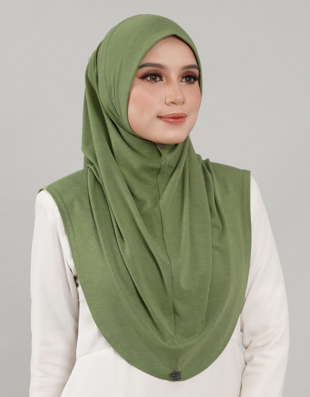 Express Hijab Damia Plain - 07 Pickle