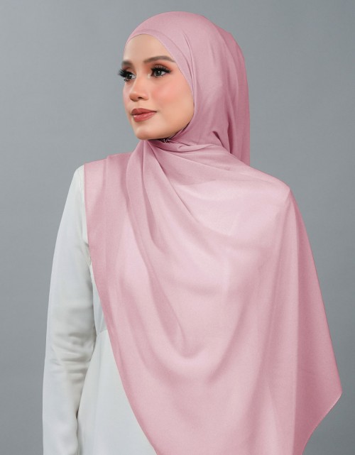 Neya Shawl Plain - 07 Blush Pink