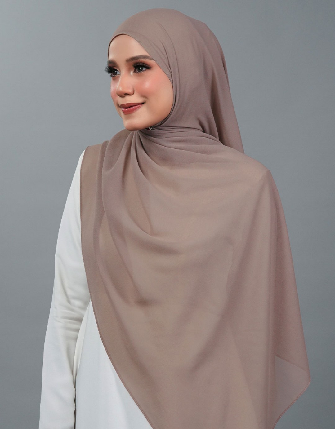 Neya Shawl Plain - 09 Taupe