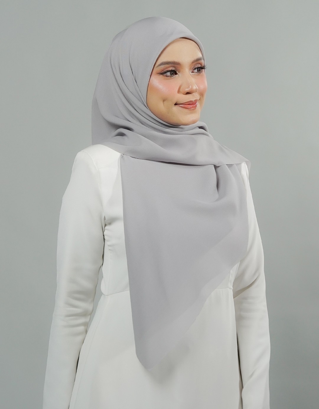 Ines Bawal Plain - 12 Smoke Grey