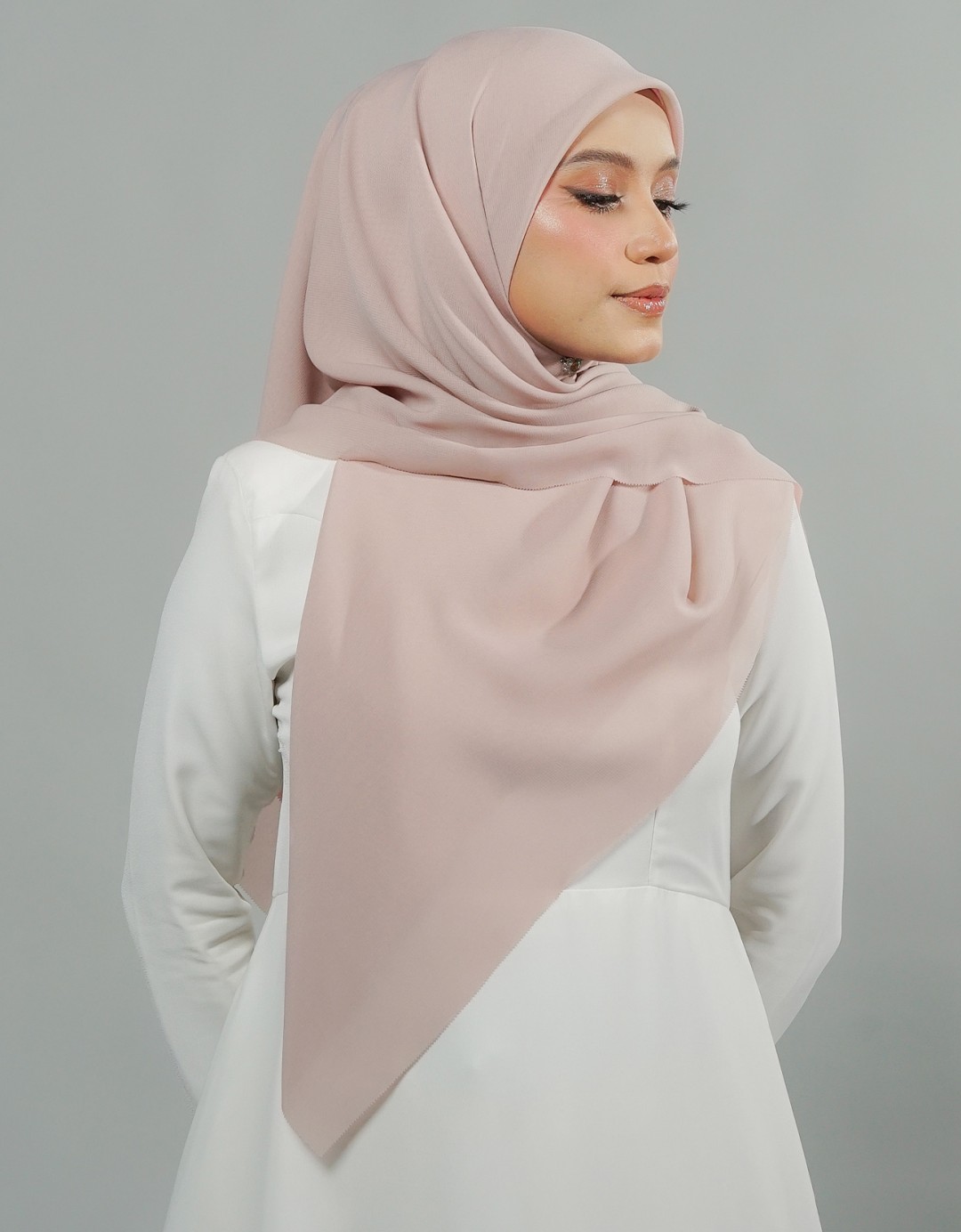 Ines Bawal Plain - 09 Pinkish Beige