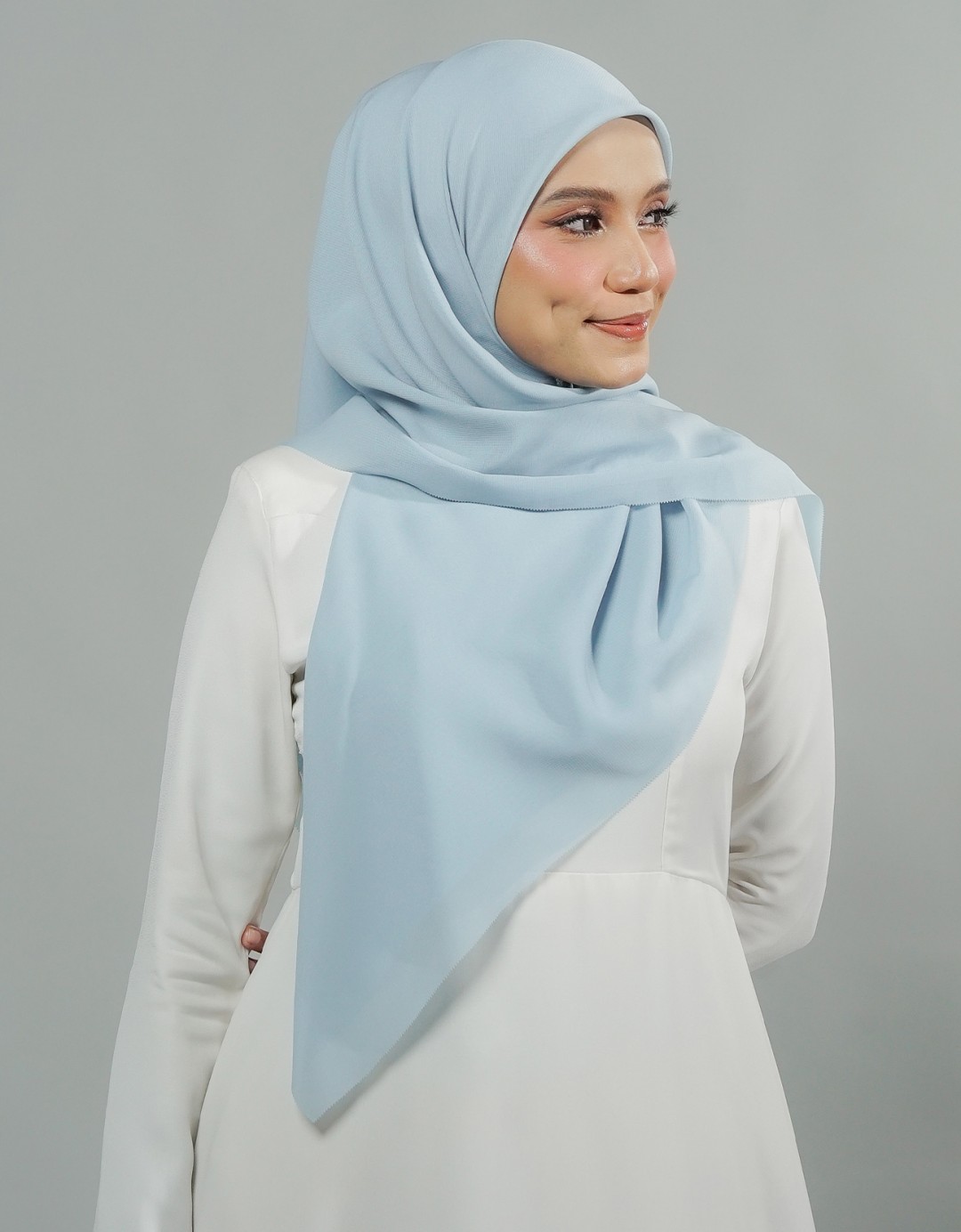 Ines Bawal Plain - 05 Baby Blue
