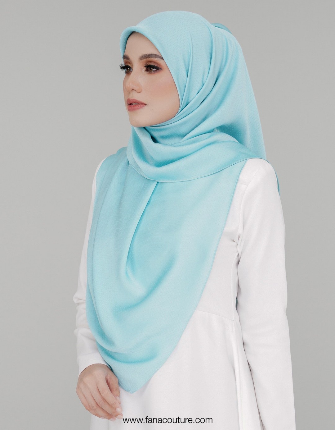 Naura Bawal Plain - 07 Arctic Blue