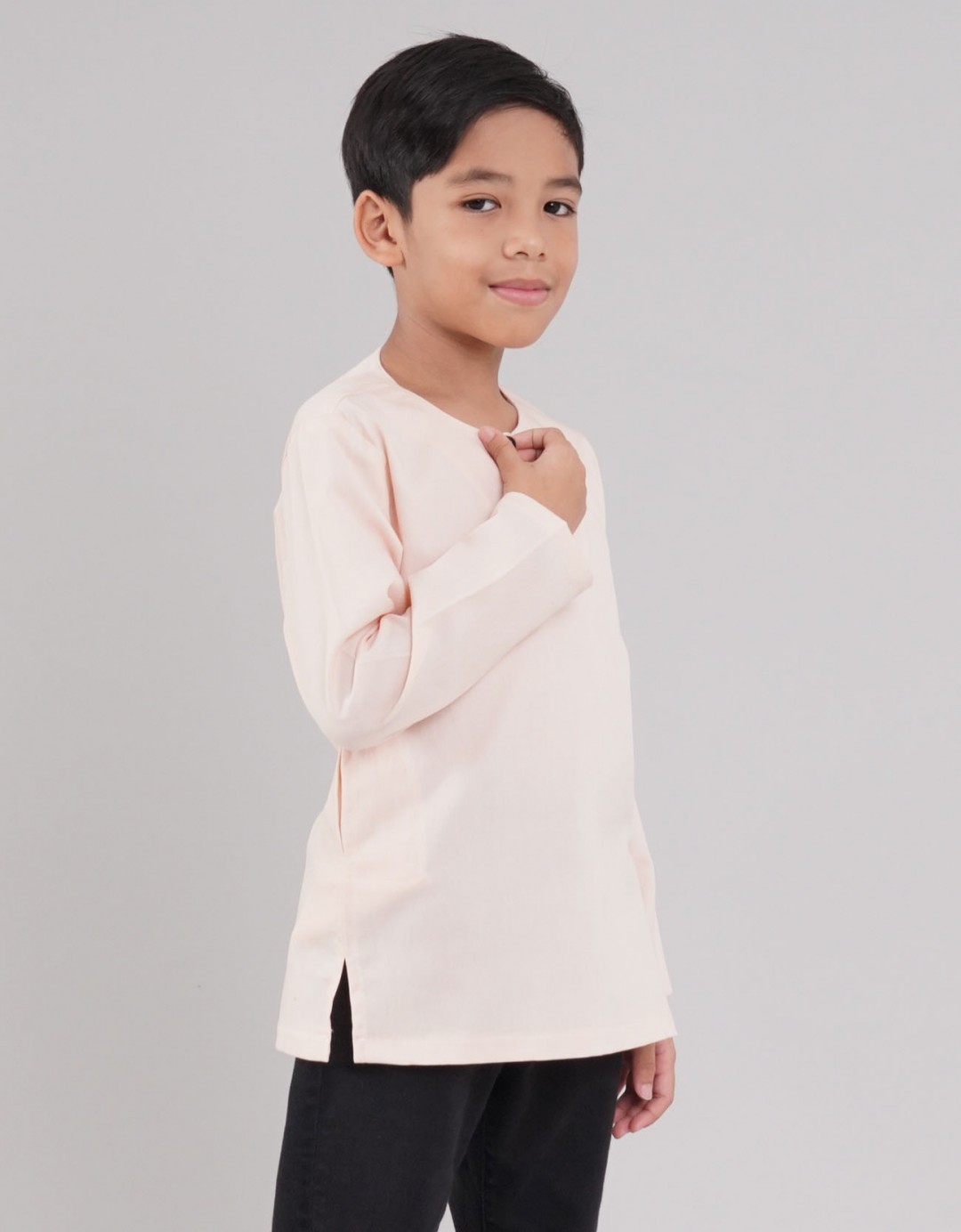 Kurta Furqan Kids - 03 Peach