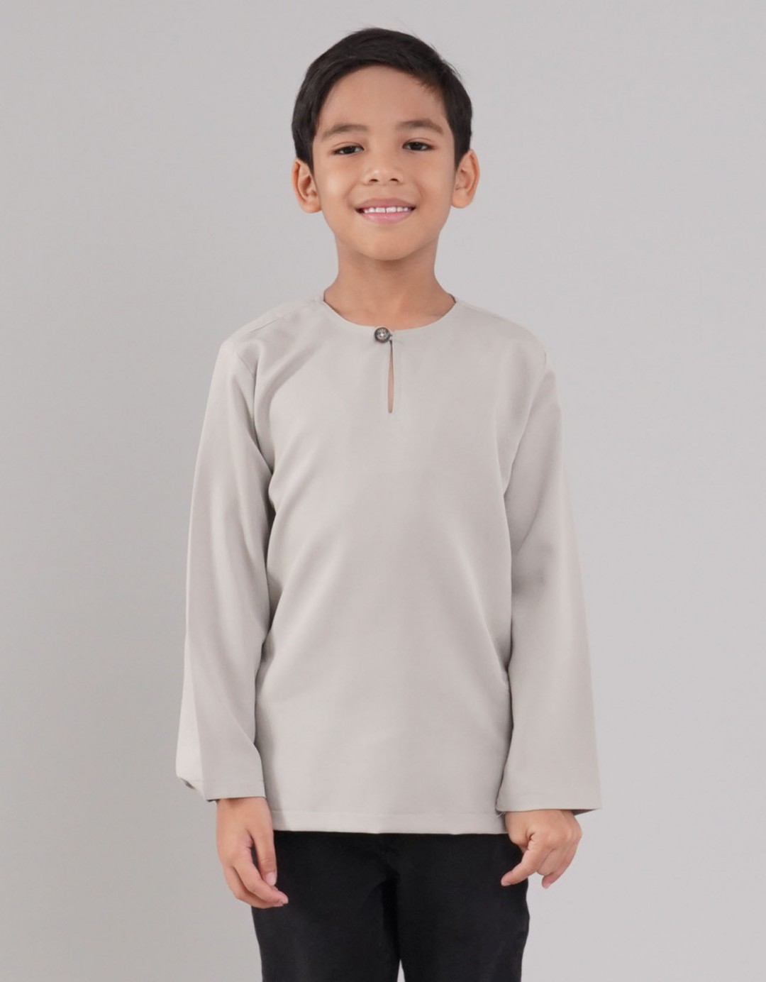 Kurta Furqan Kids - 09 Light Grey