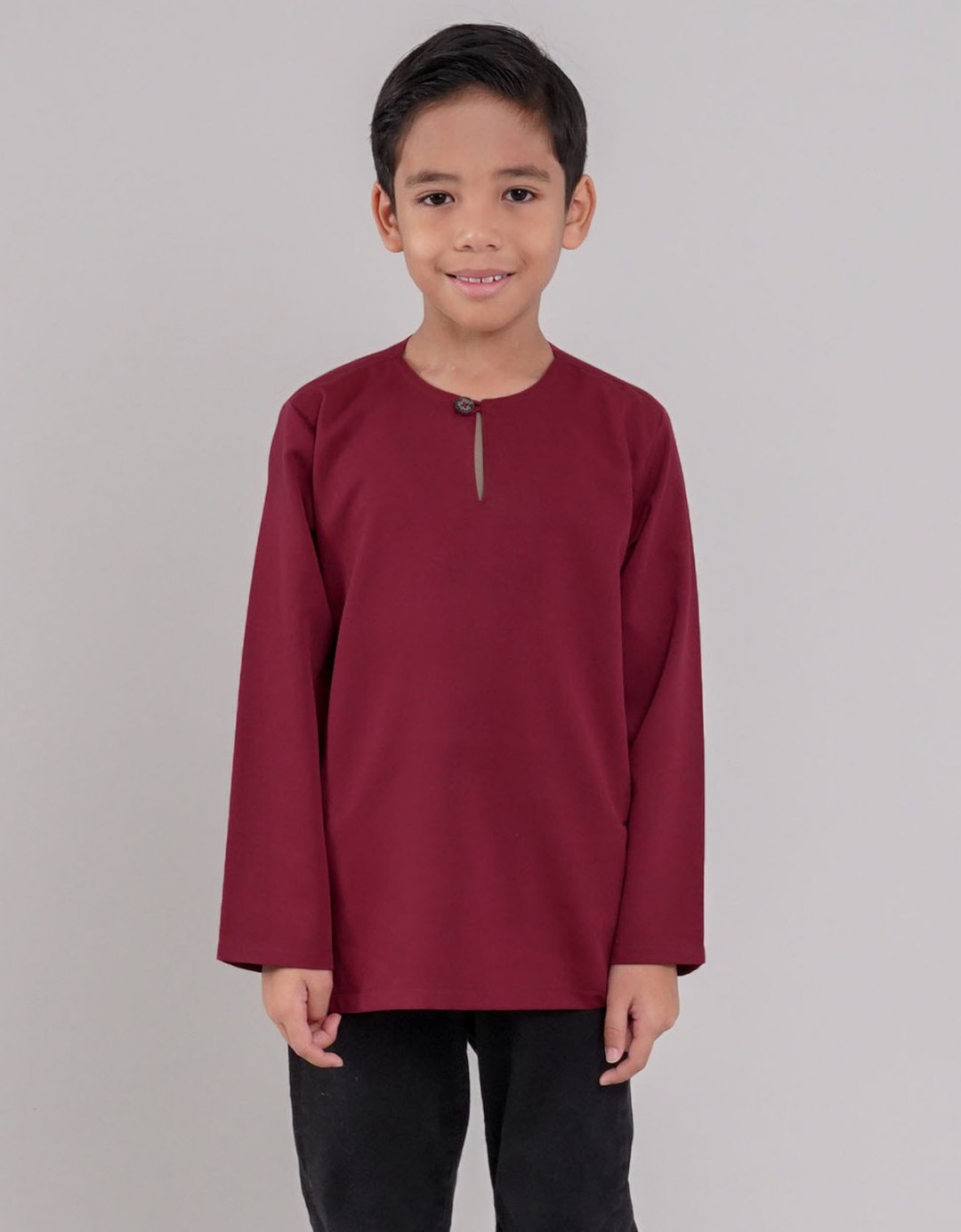 Kurta Furqan Kids - 07 Maroon