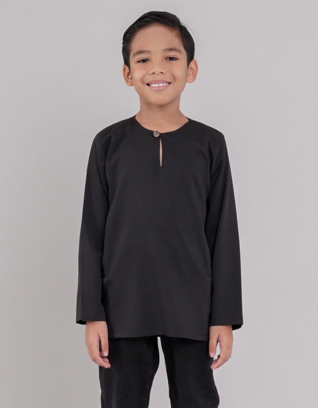 Kurta Furqan Kids - 08 Black