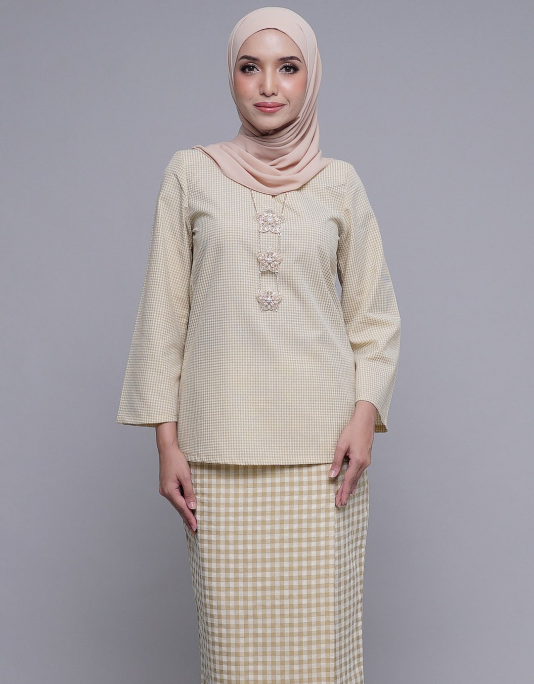 Cendana Kurung Kedah Adult Cotton