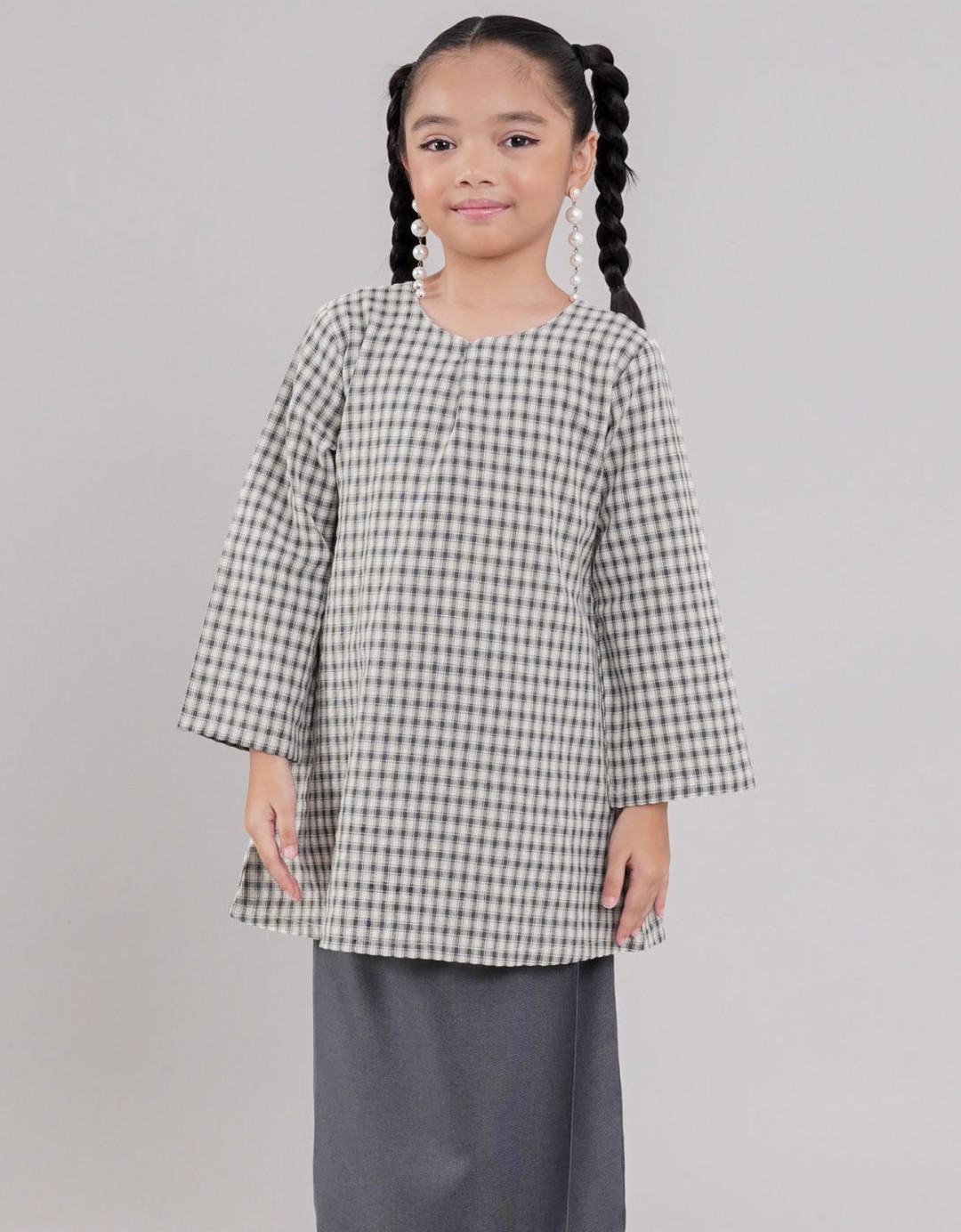 Puspa Kurung Riau Kids - 03 Black