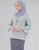 Cempaka Kurung Kedah Adult Cotton - 01 Light Blue