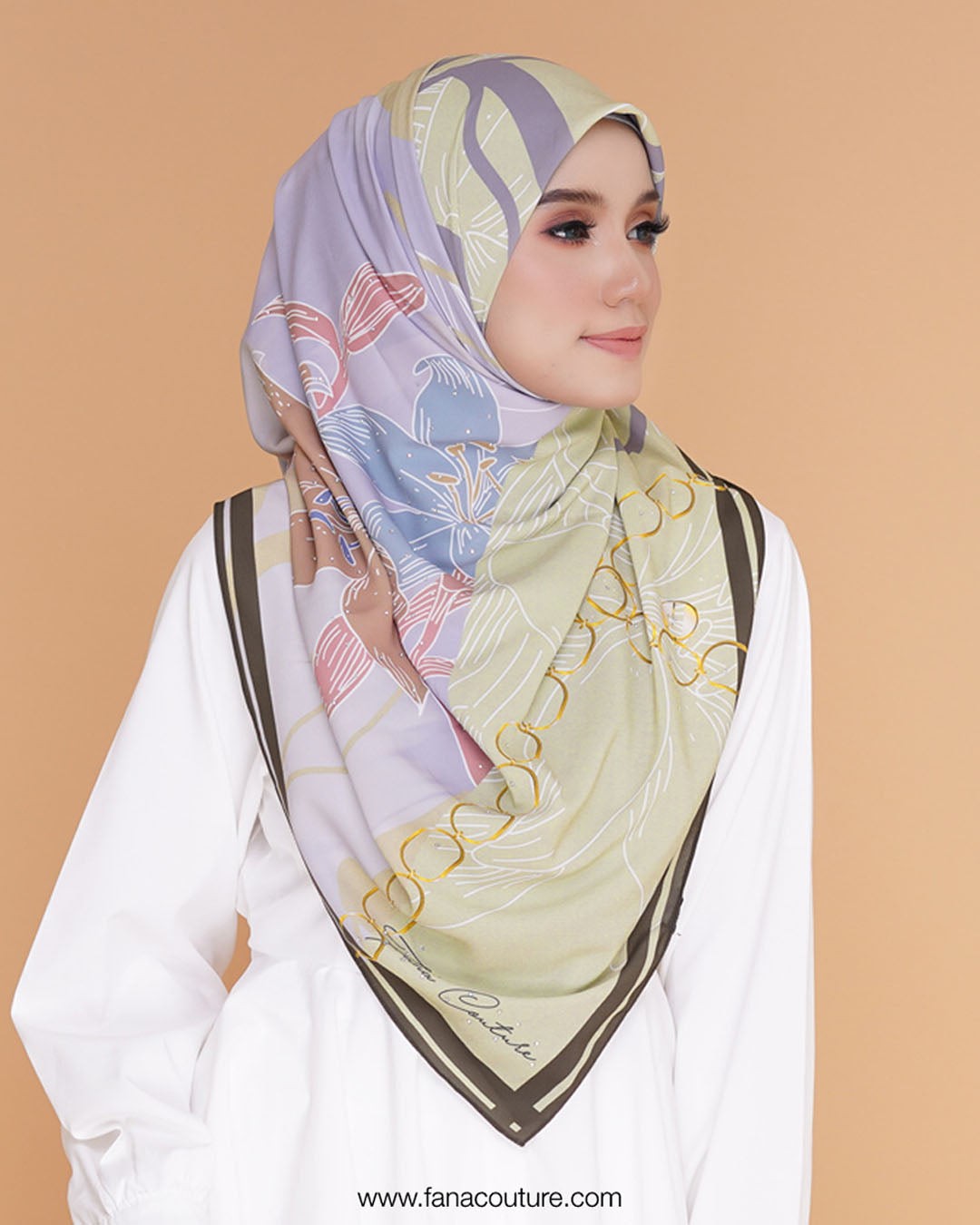 Qisha Bawal Chain - 02 Olive Green