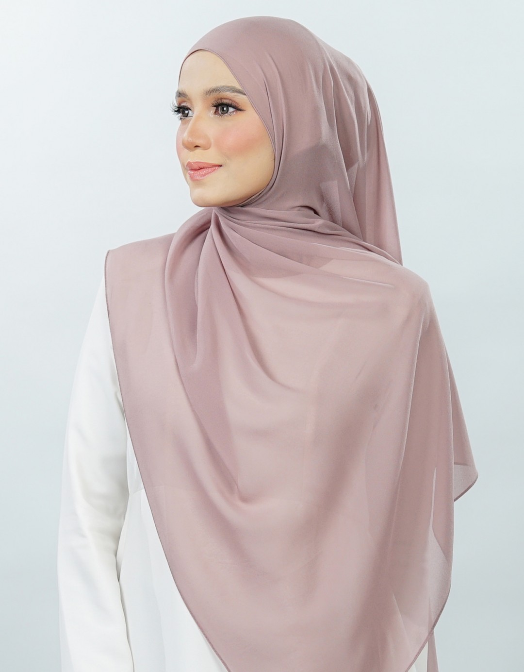 Neya Shawl Plain - 02 - Chinese Violet