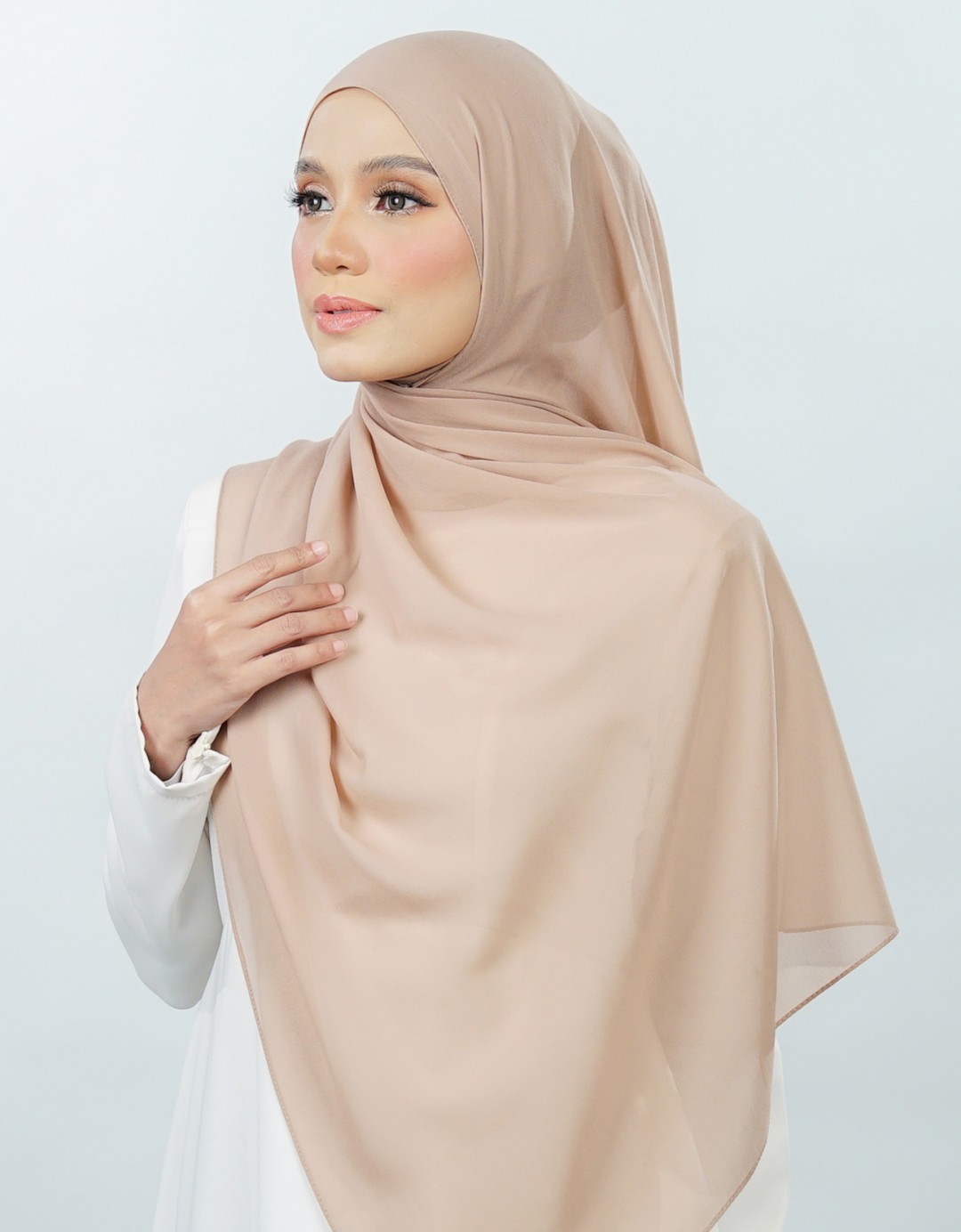 Neya Shawl Plain - 12 - Camel