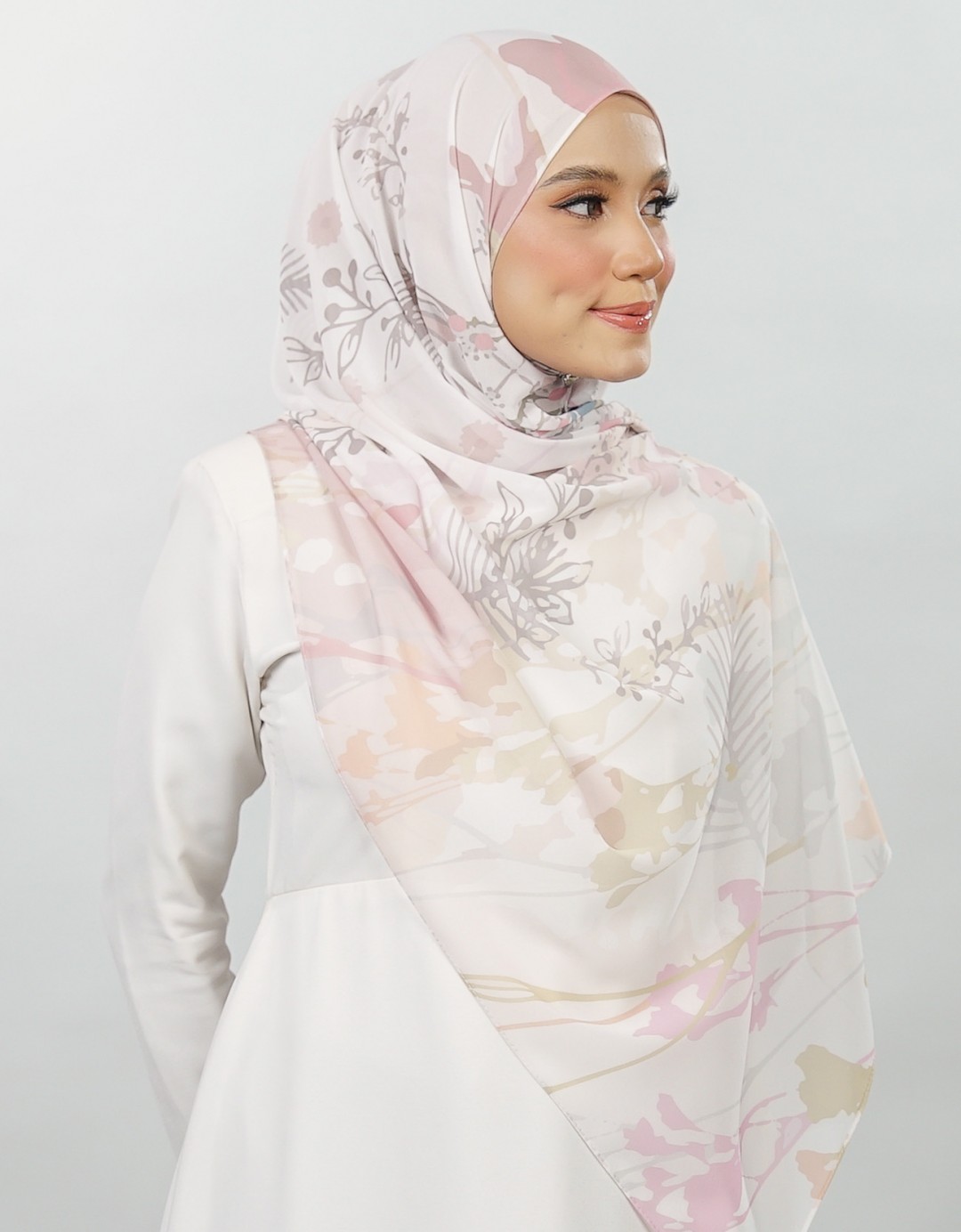 Sofea Long Shawl - 02 Dahlia