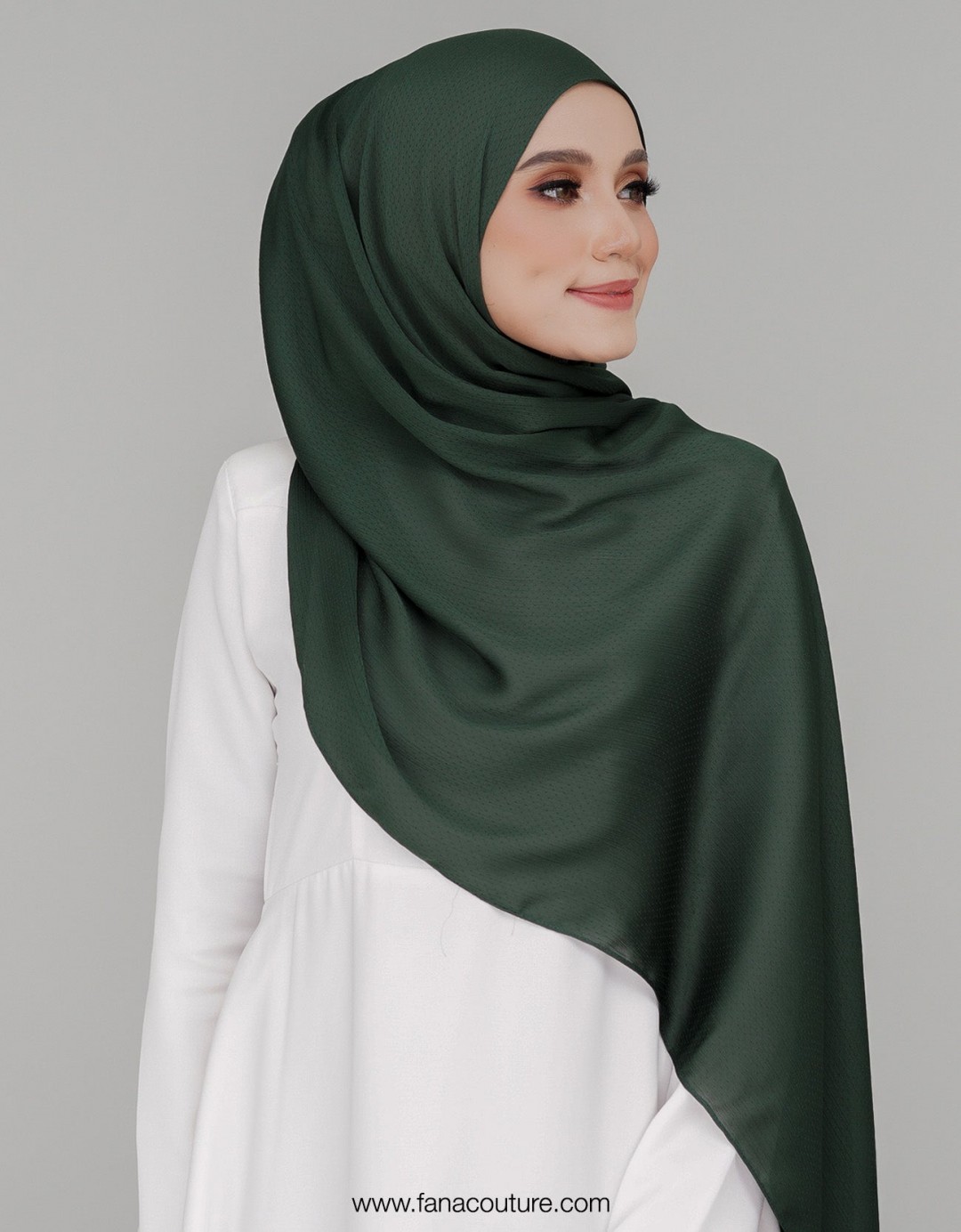 Naura Shawl Plain - 09 Phthalo Green