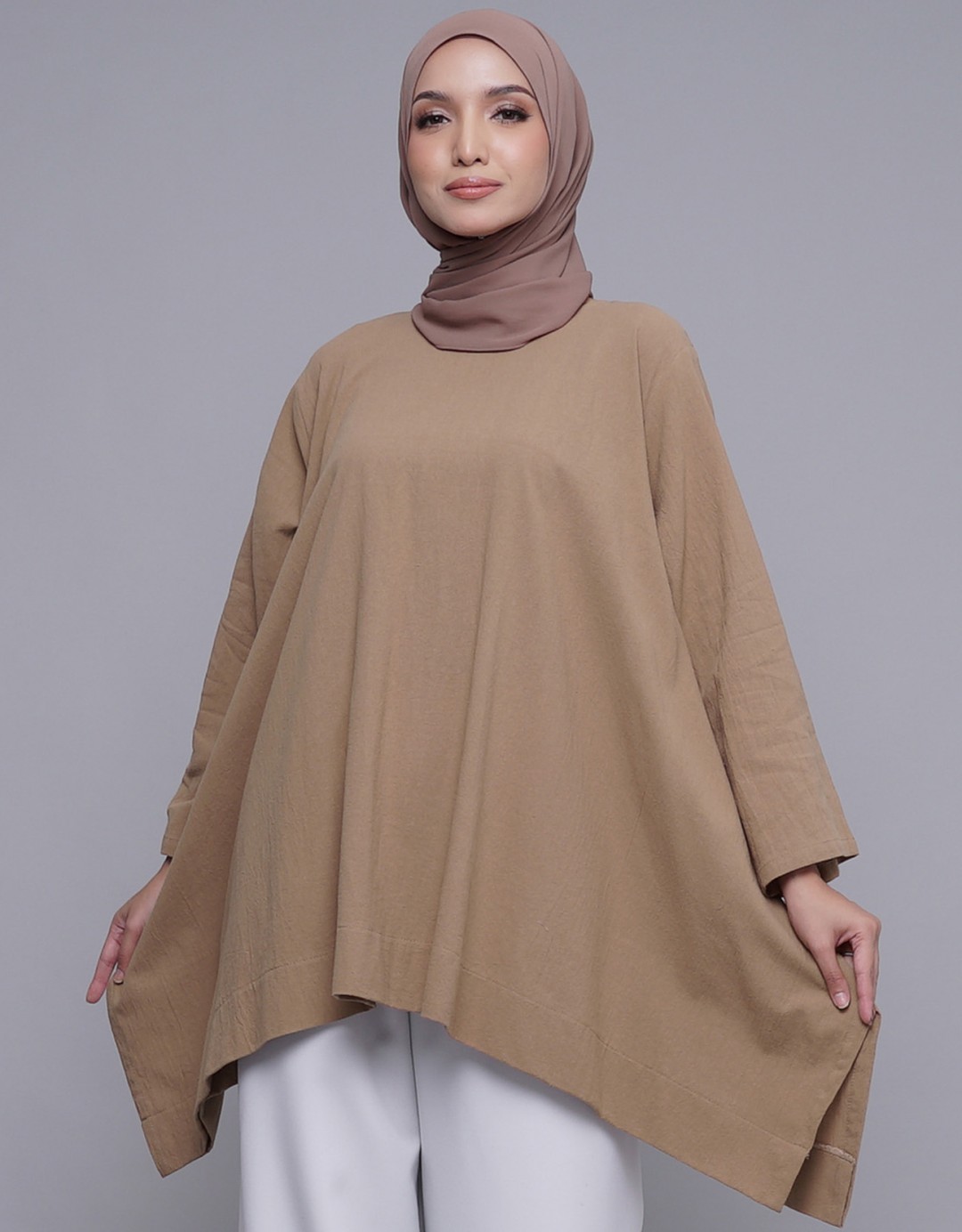 Lily Blouse Cotton Loose Ironless