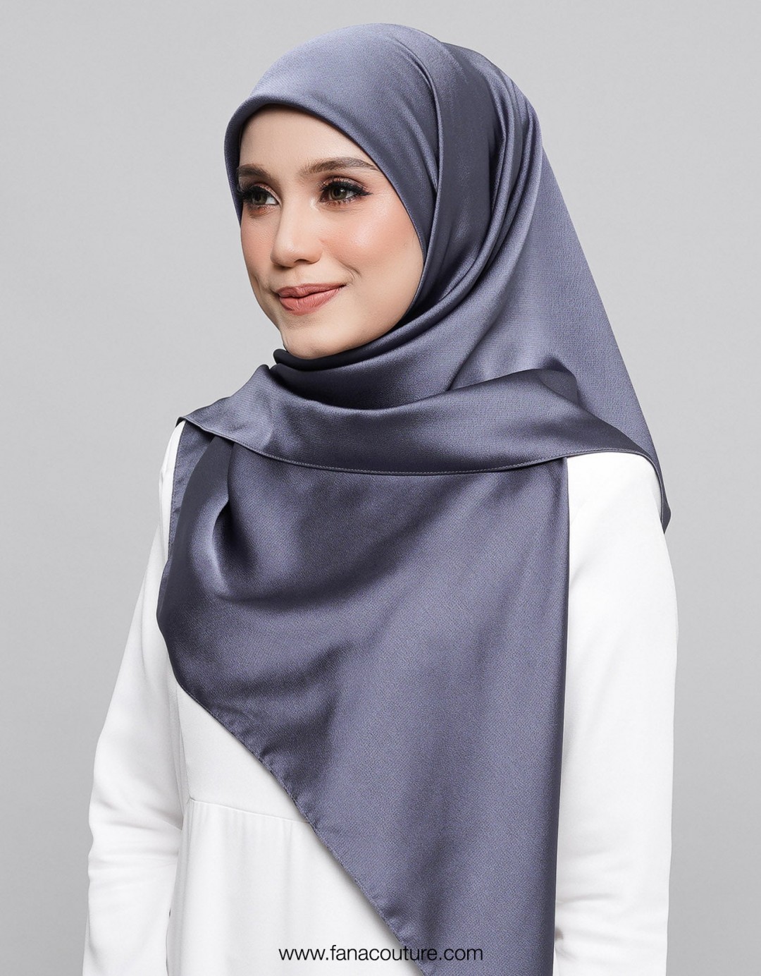 Yuki Bawal Satin - 03 Aegean Blue