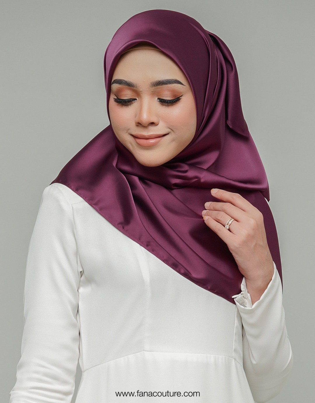 Haayu Bawal Satin - 14 Mulberry